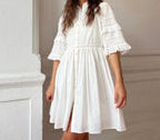 YASNYNNA 3/4 SHIRT DRESS