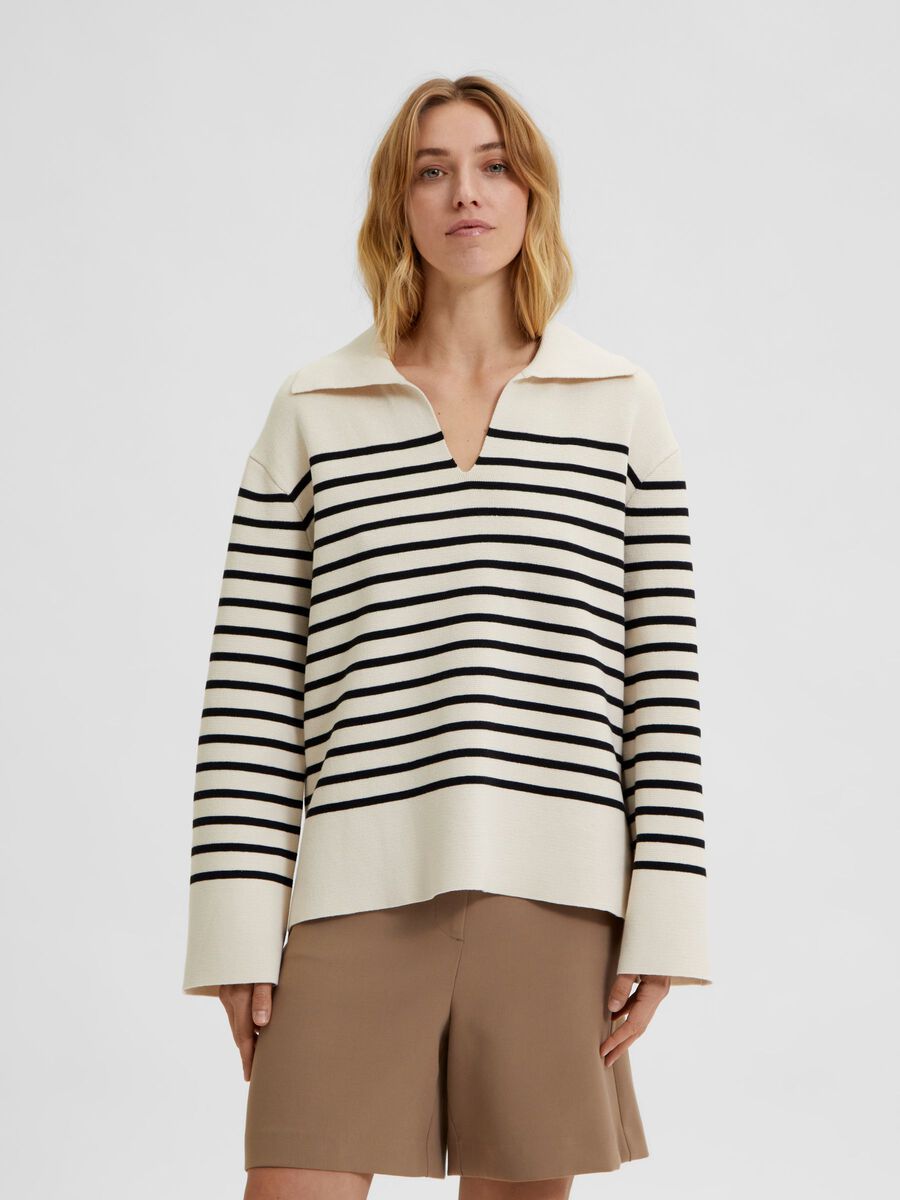 SLFLIVA KNIT V-NECK