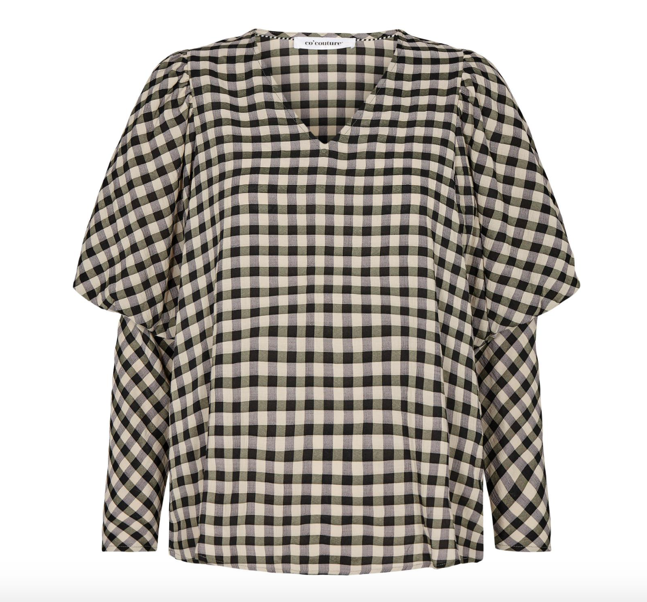 JULIANA CHECK BLOUSE