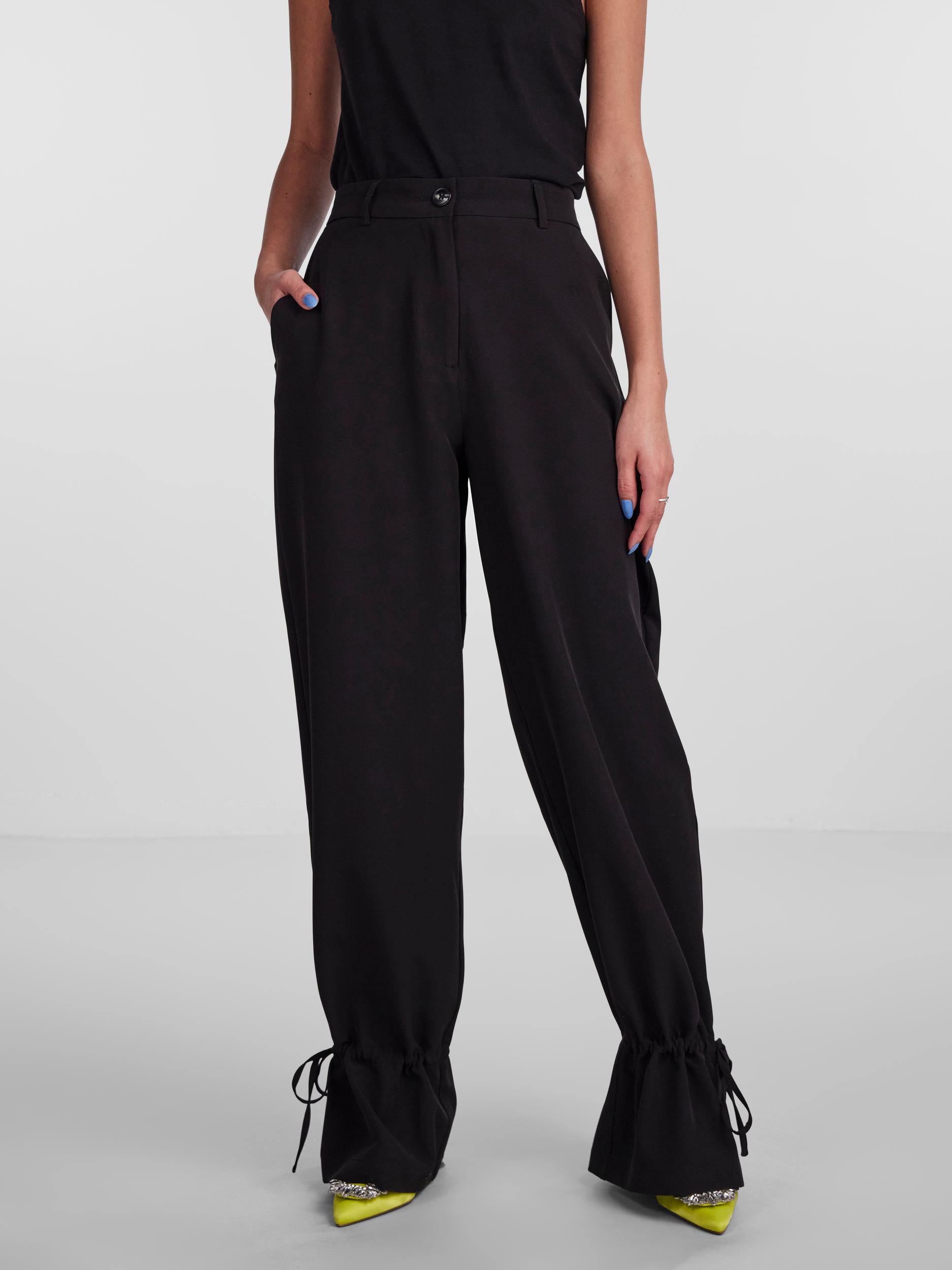 PCSILLE LEG TIE STRAIGHT PANT