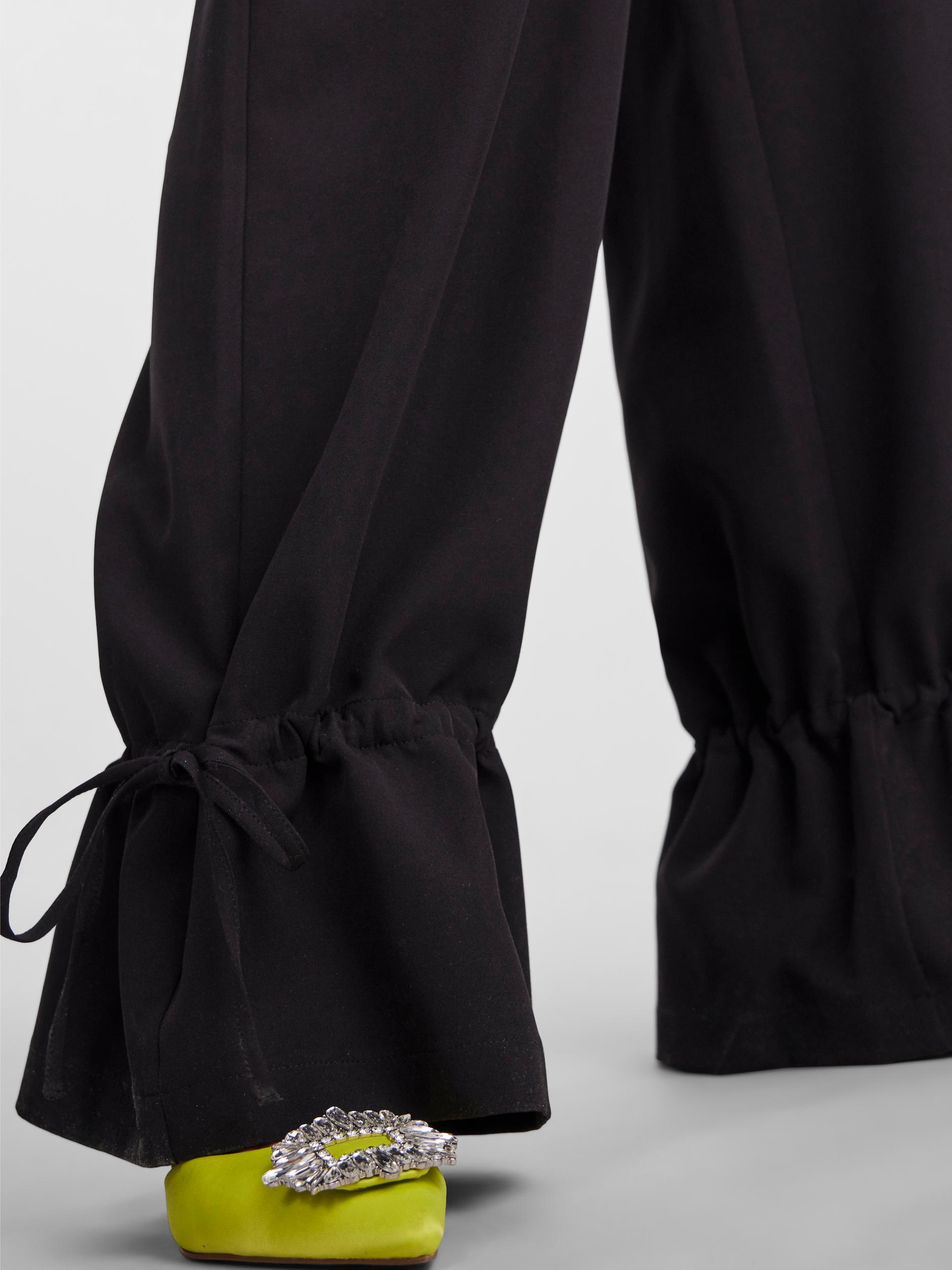PCSILLE LEG TIE STRAIGHT PANT