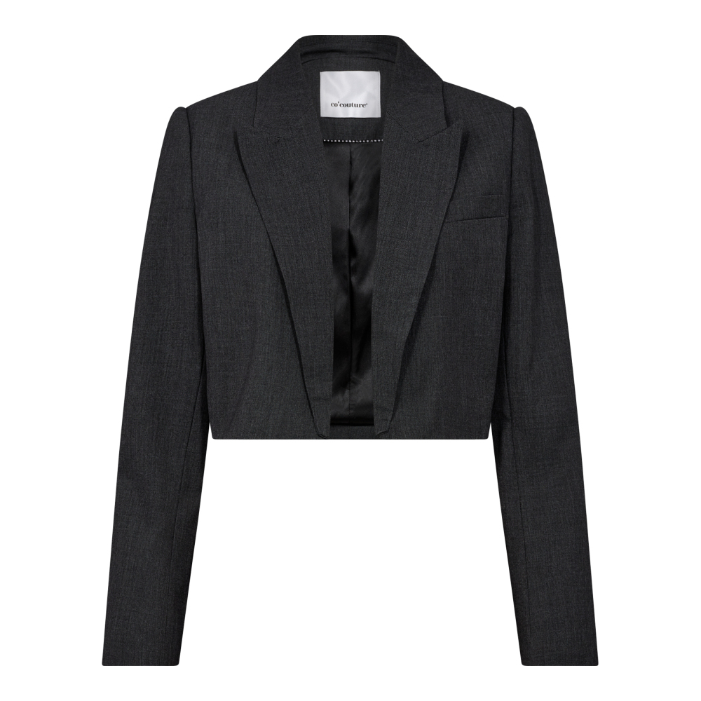 Dam Blazer Set Cropped Blazer Vida Byxor Lätt Material main image 1