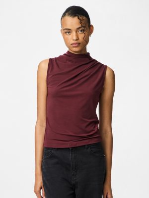 PCMADISON DRAPED TOP