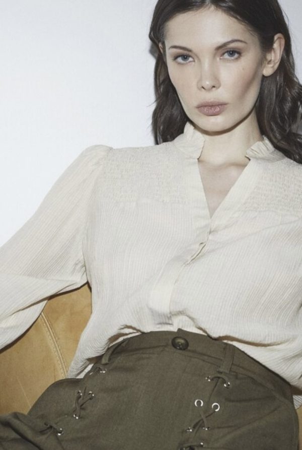 LunaCC Eyelet Wide Pant - Military Olive main image 0