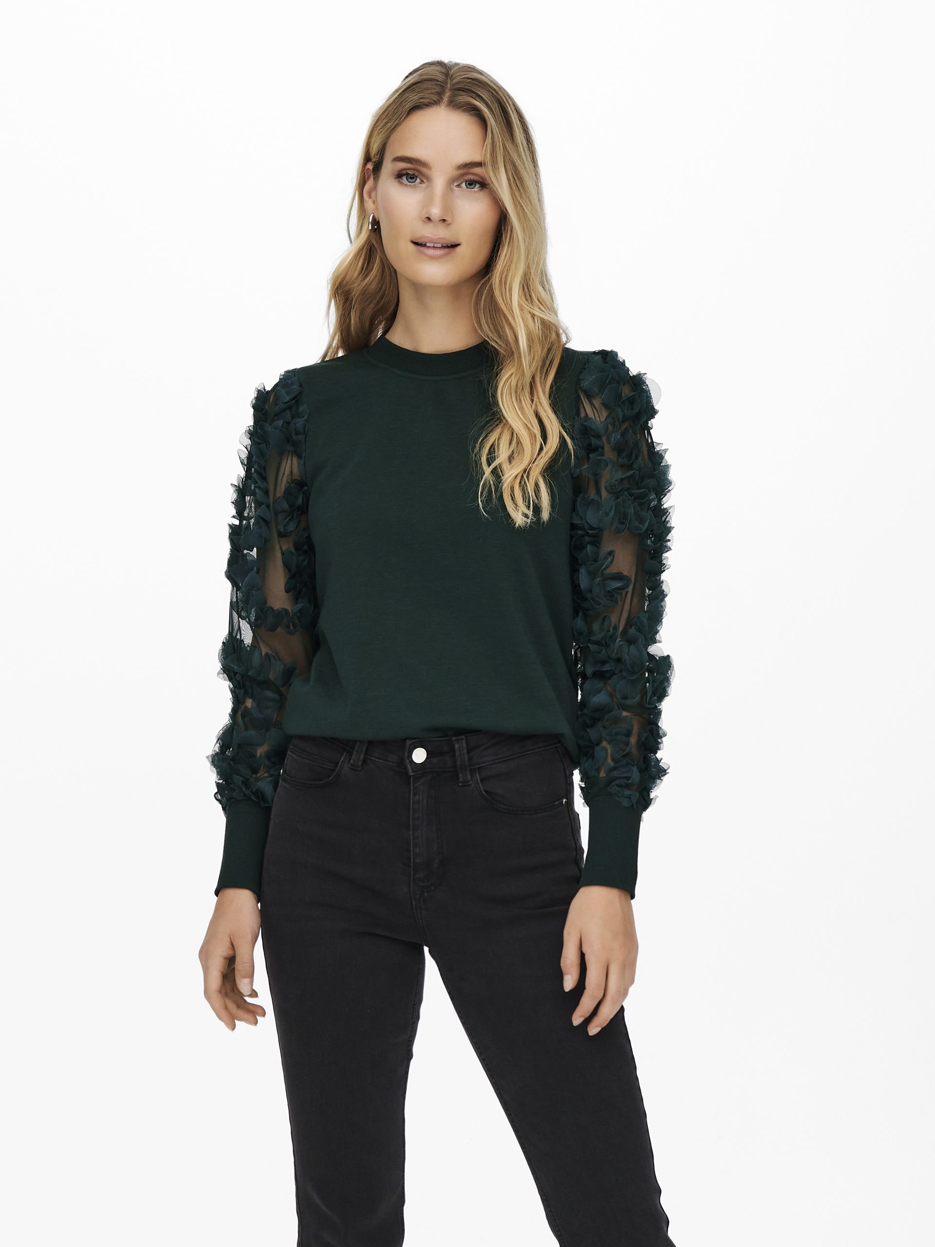 Fairview L S Sweat Whitecap Gray Detail