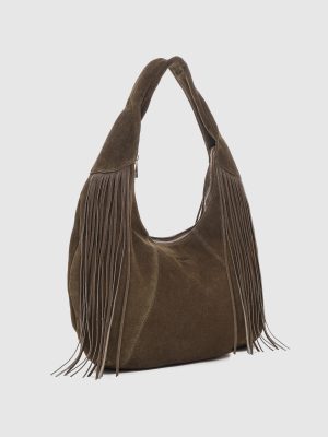 GABI SUEDE FRINGE BAG