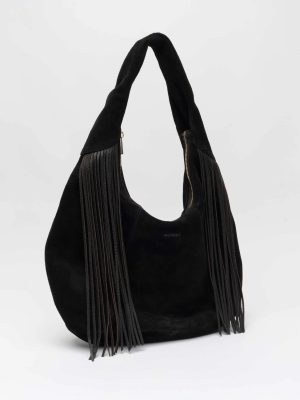 GABIE SUEDE FRINGE BAG