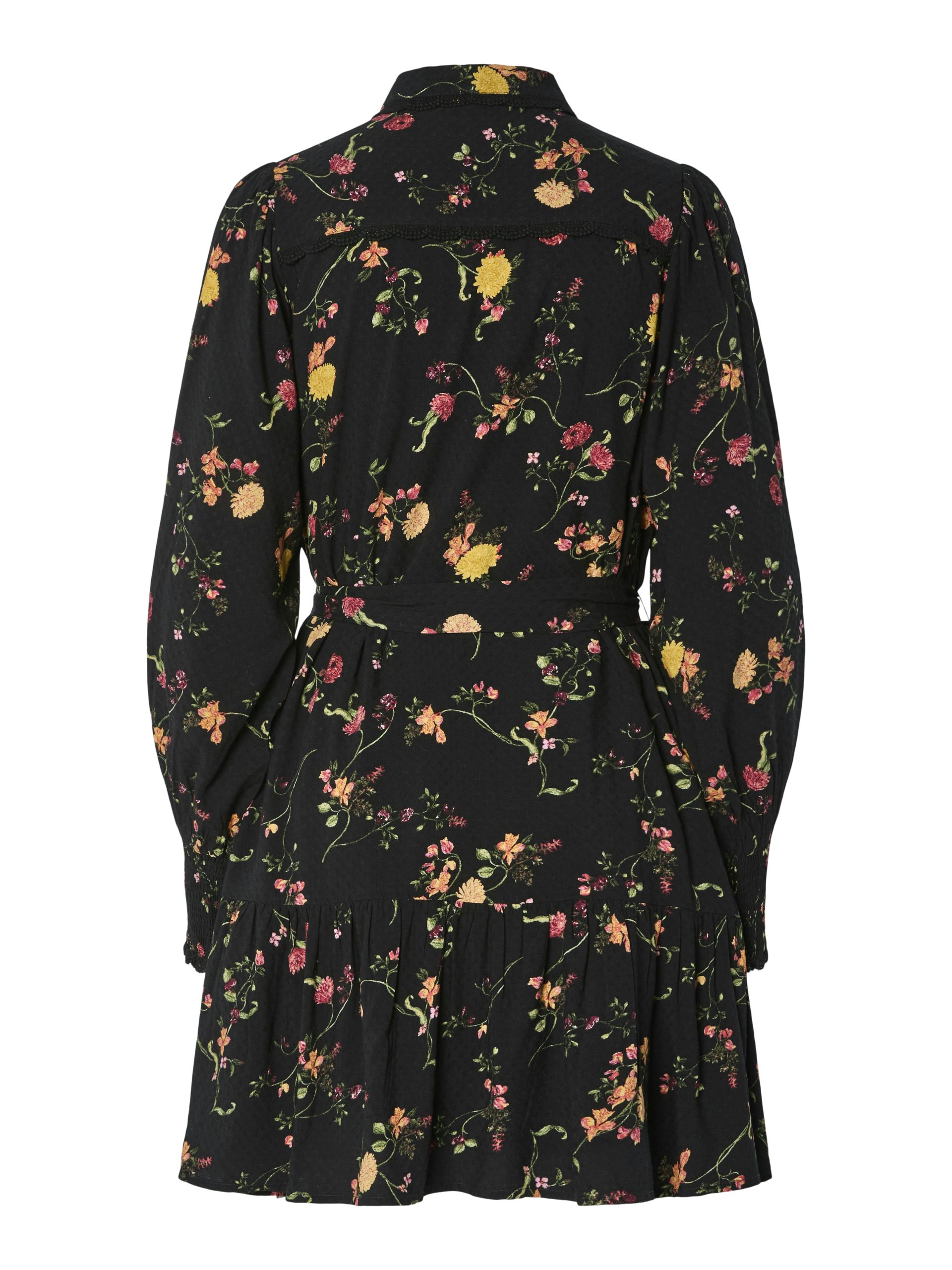 Yastilera Ls Shirt Dress Black Tilera Fungi