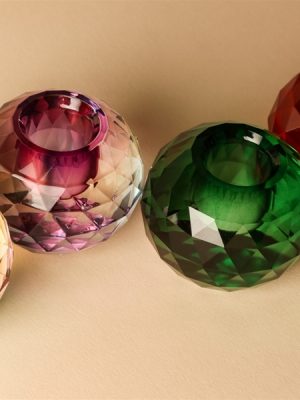 CRYSTAL CANDLE HOLDER