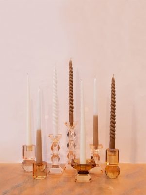 CRYSTAL CANDLE HOLDER