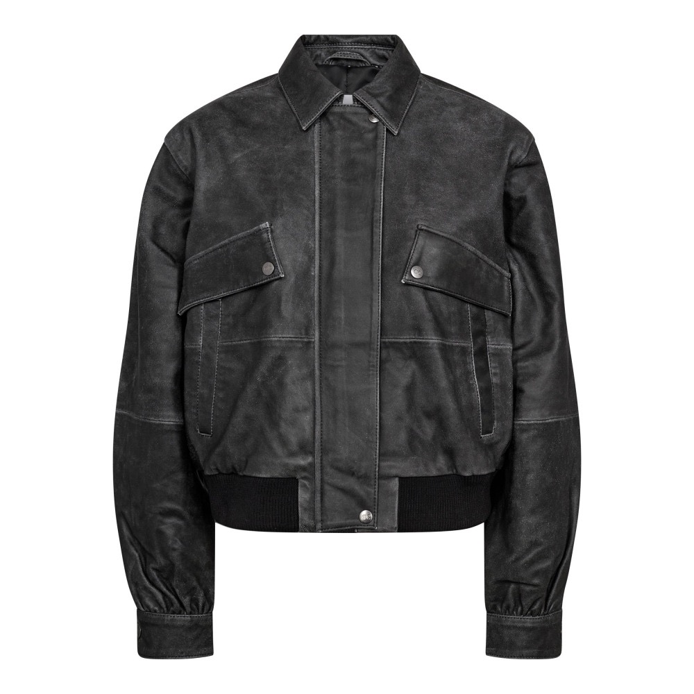 FLOYD LEATHER BOMBER