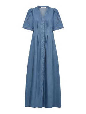 TILLY CC EMB PLEAT DRESS