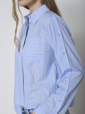 SIMO STRIPE BUTTON SHIRT