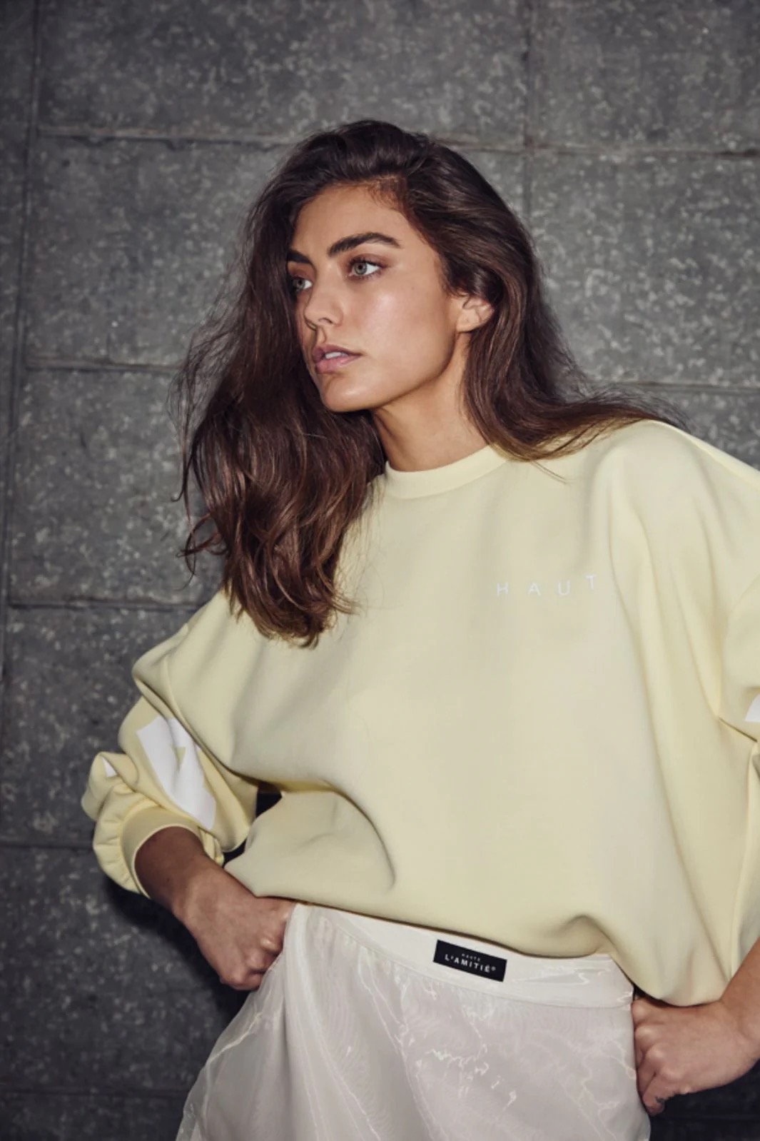 MAXI SPLIT LOGO SWEAT