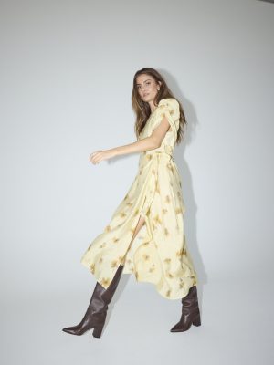 MYLA CC FLOWER WRAP DRESS