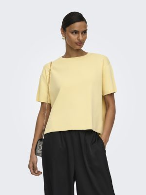 JDYASTRA O-NECK SPLIT PULLOVER KNIT