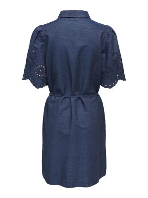 JDYBILLE 2/4 CHAMBRAY MIDI DRESS WVN
