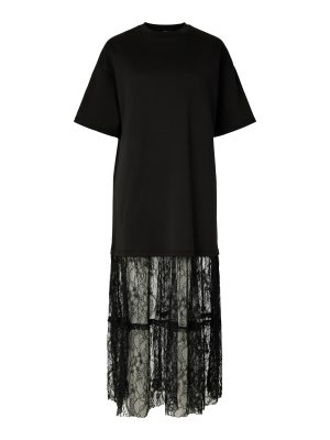 PCMALLE 2/4 LONG LACE DRESS