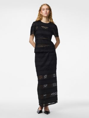 PCMIRO MW ANKLE SLIM SKIRT