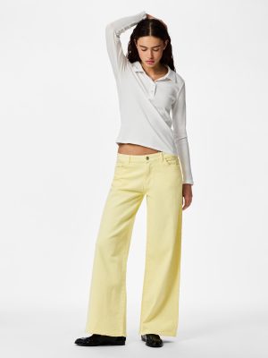 PCSELMA LW WIDE COLORED JEANS