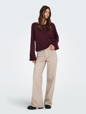 JDYIRIS STRETCH HW WIDE PANT