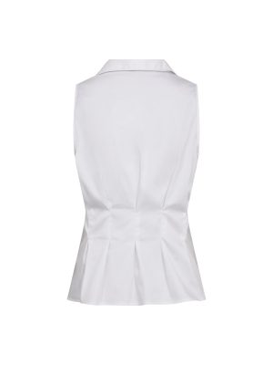 POPPY V-COLLAR TOP