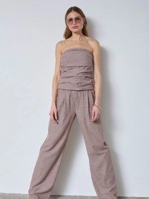 JIHO STRIPE TUBE TOP