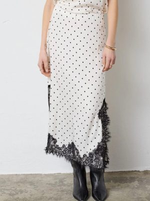 AMELICC DOT LACE SKIRT