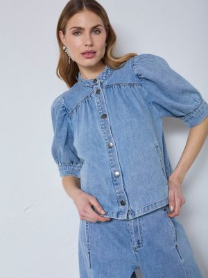ASJACC DENIM BLOUSE