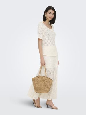 JDYGALLAS LONG LACE SKIRT