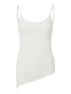 PCARIANA ASYMETRIC LACE TOP