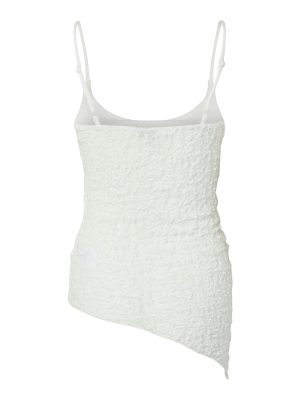 PCARIANA ASYMETRIC LACE TOP