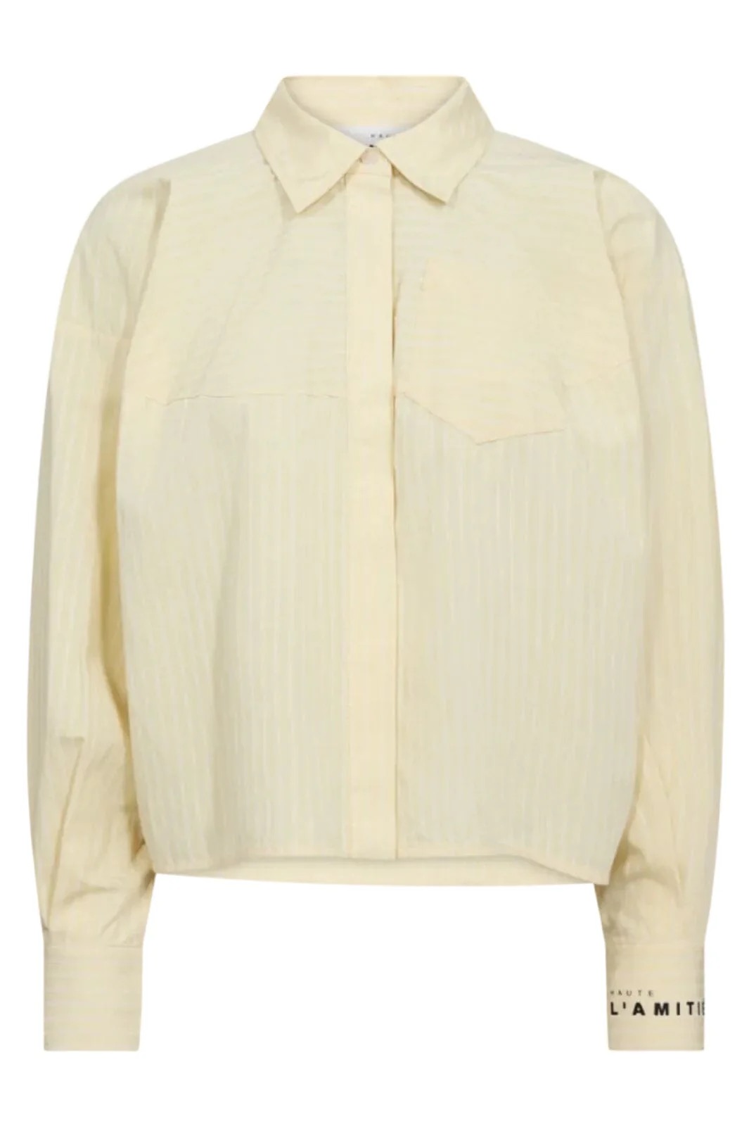 SOPHIE YELLOW STRIPE SHIRT