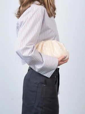SEQUIN CLUTCH BAG