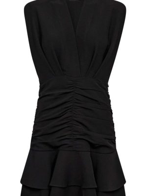 L`EGANCE GATHER CROP DRESS