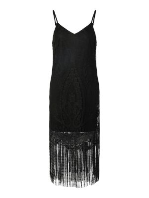 PCCLAIR STRAP LACE TASSELS DRESS