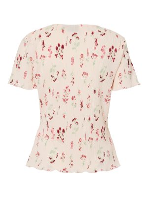 PCFLORA SS O-NECK TOP