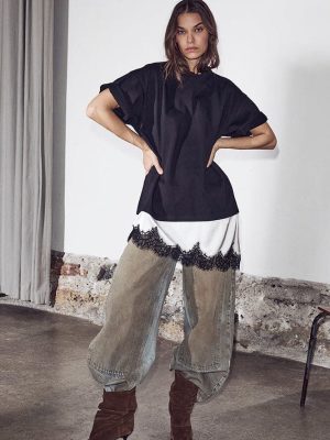 LOOSE MIX LINGERIE TEE