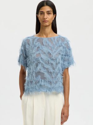 SLFMYLINE BOAT NECK TOP