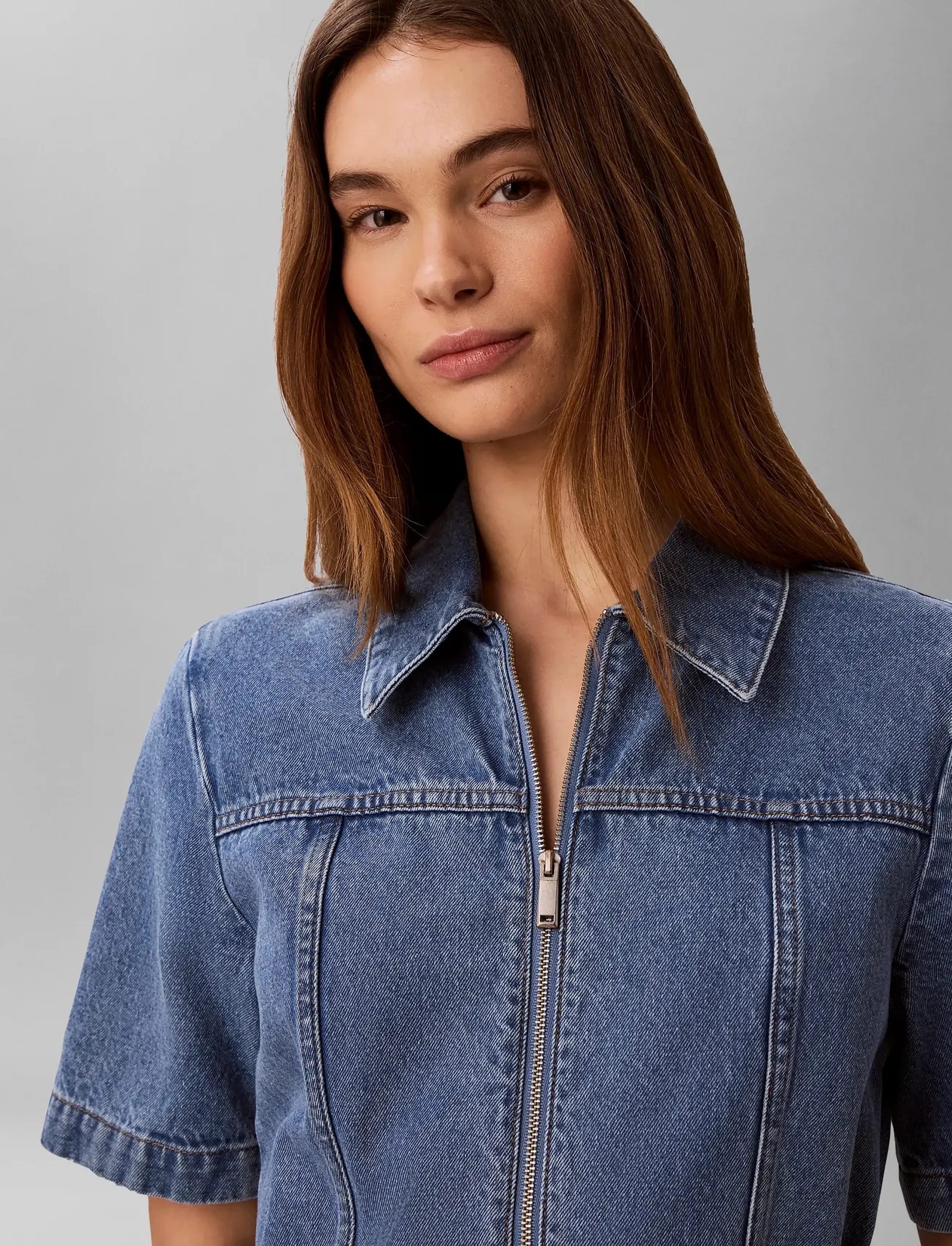 BELTED SHIRT DRESS