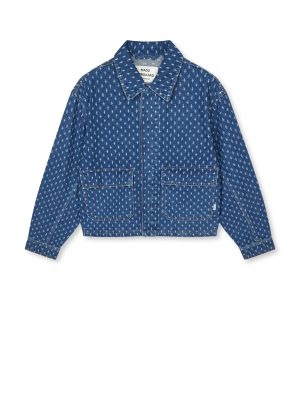 DISTRES DENIM SOLAR JACKET