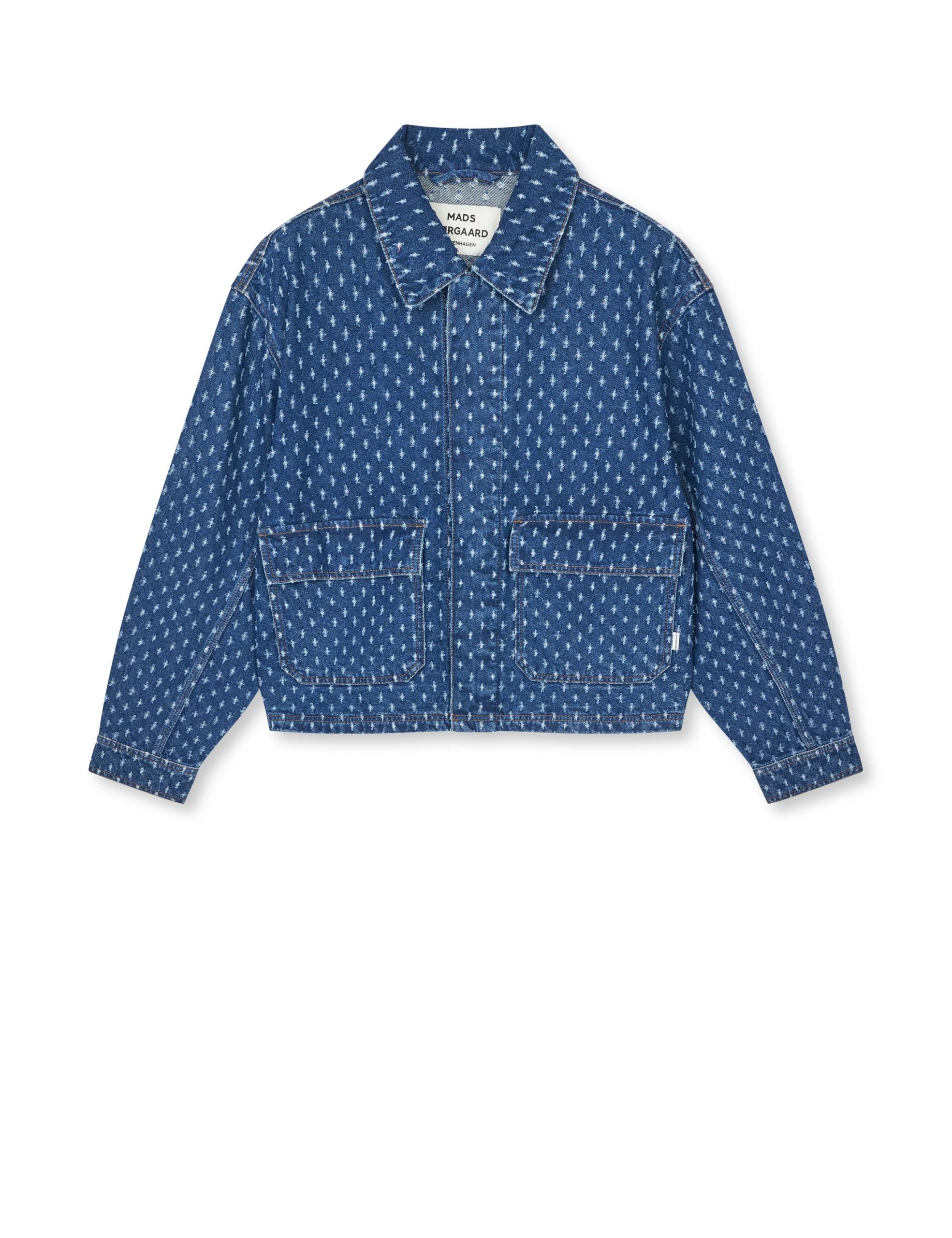 DISTRES DENIM SOLAR JACKET