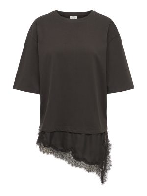 JDYALMA 2/4 LACE DETAIL T-SHIRT