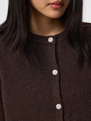 PCSILLY O-NECK KNIT CARDIGAN