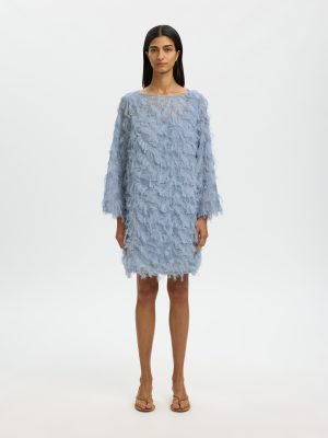 SLFMYLINE RELAXED BOAT NECK DRESS