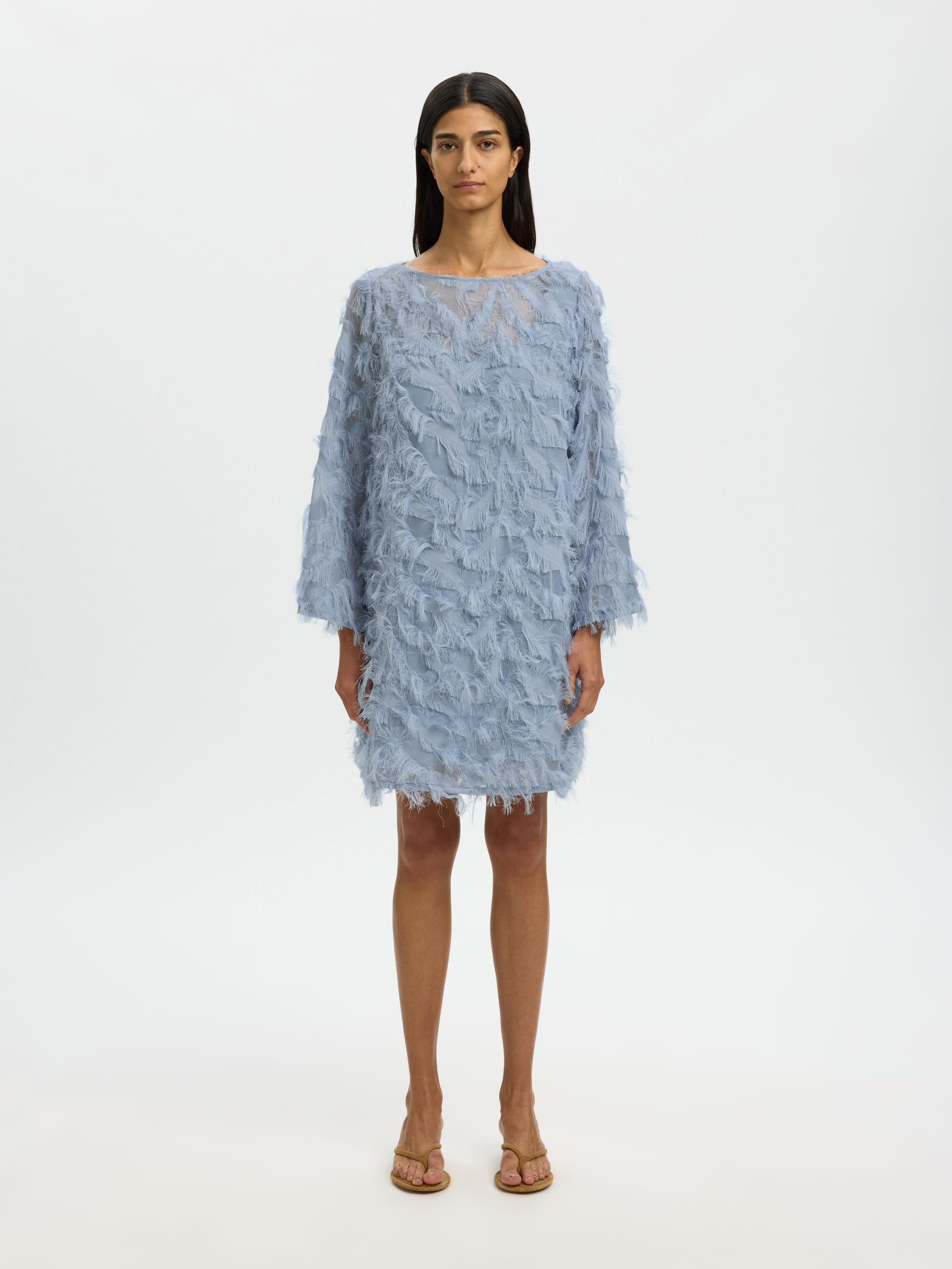 SLFMYLINE RELAXED BOAT NECK DRESS