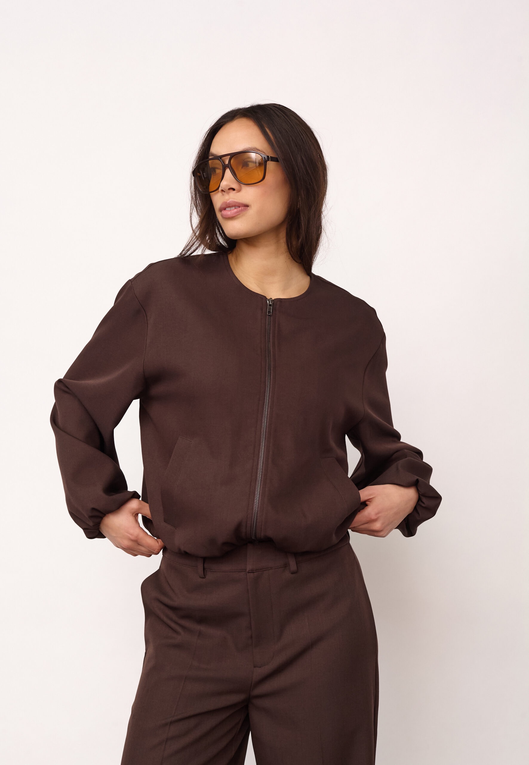 LUNA CC BALLON ZIP JACKET
