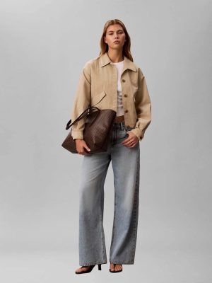 EMBLEM AOP TOTE W/POUCHE