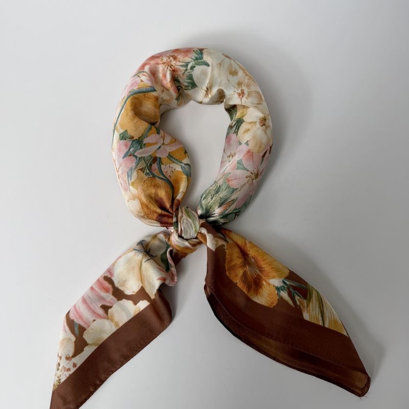 SMALL PRINT SCARF