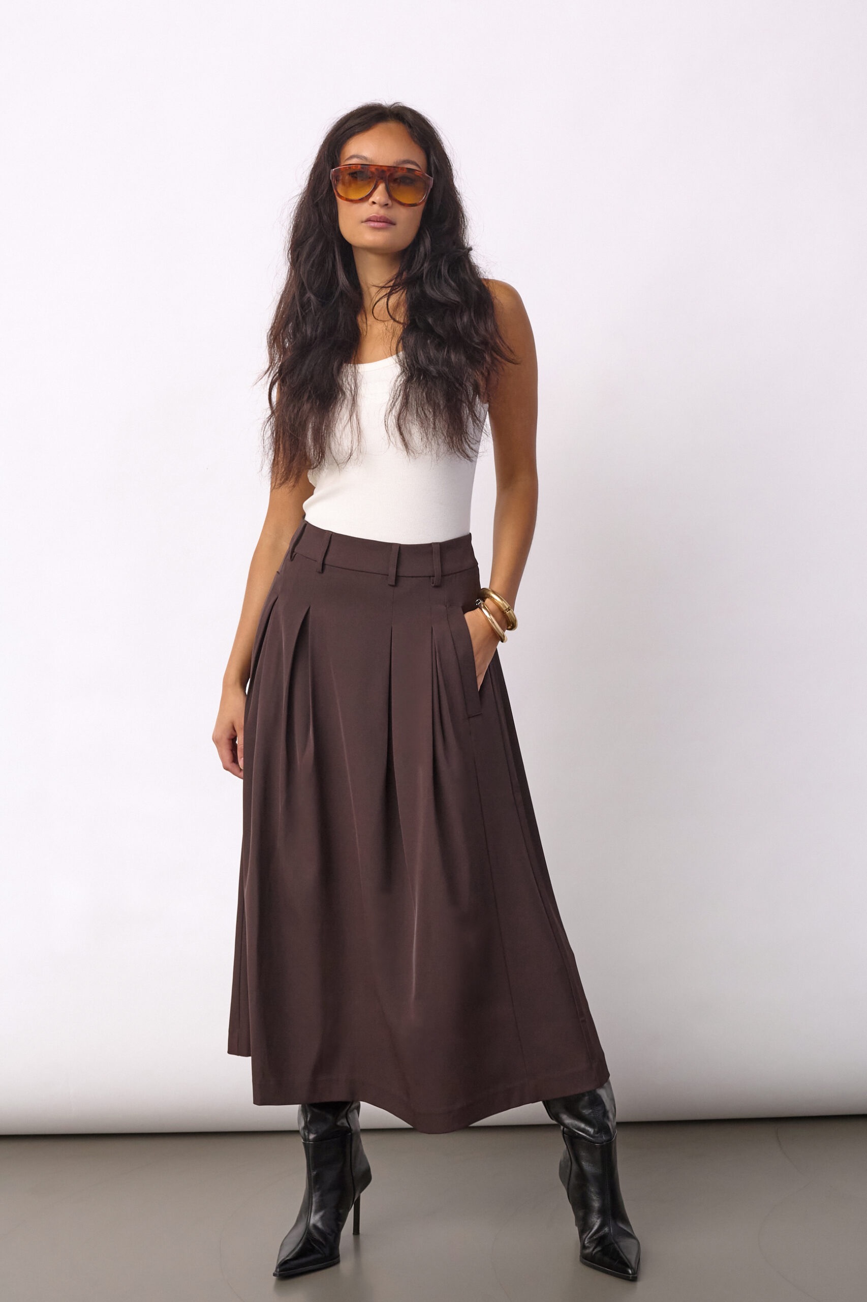 ALINICC ANYA PLEAT SKIRT